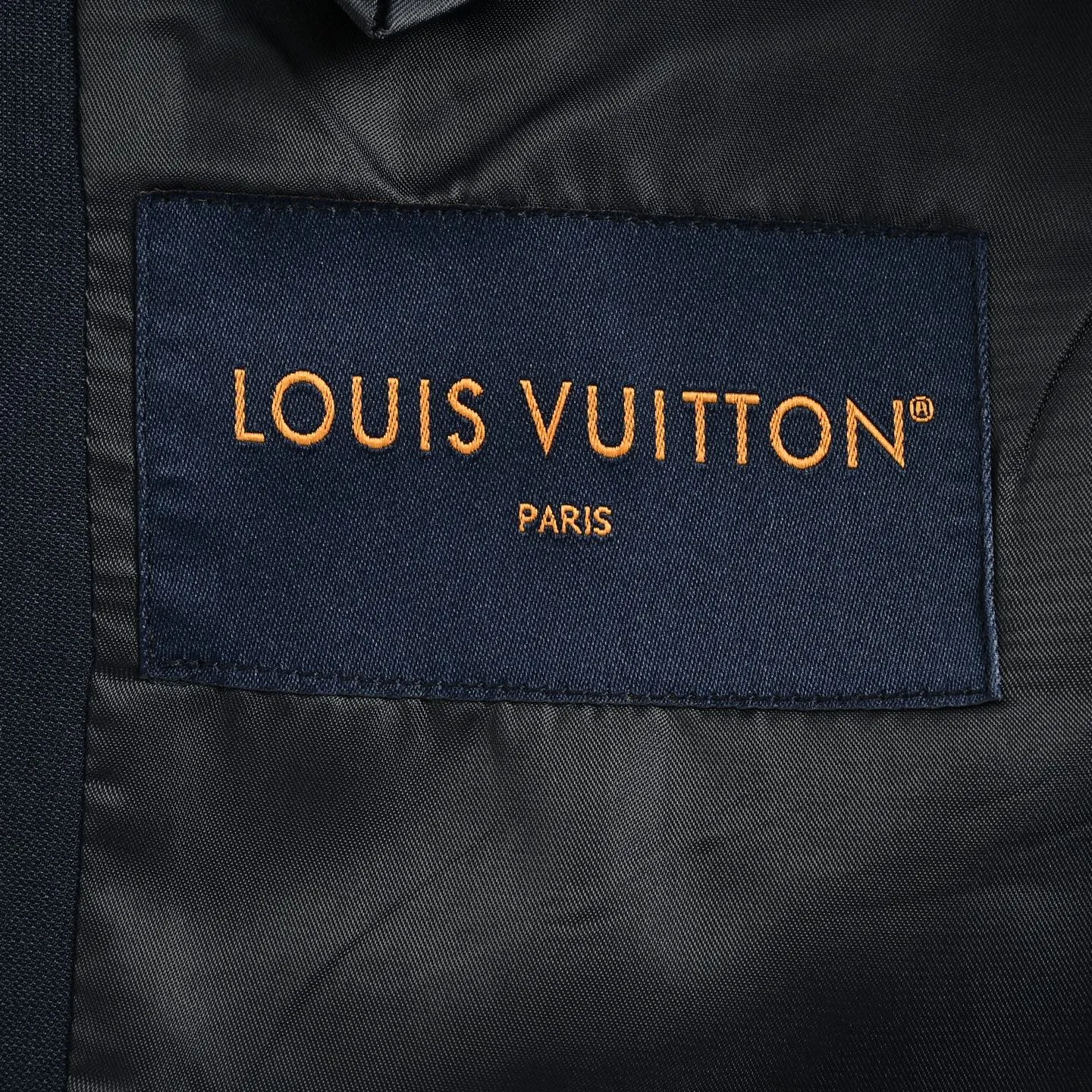 Louis Vuitton Pocket Embroidered Single Breasted Suit Jacket